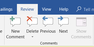 Managing Track Changes and Comments in Microsoft Word