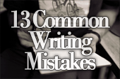 13 Common Writing Mistakes